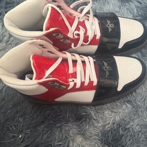 Creative Recreation Red and Black Sneakers